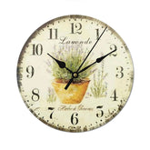 Vintage Clock Lavender of Provence My Wall Clock