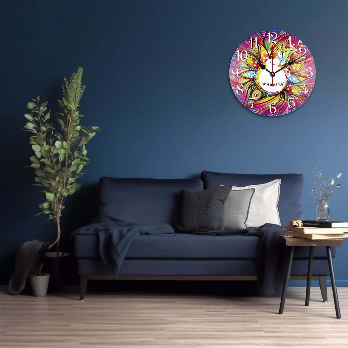 Decorative Wall Clock Flower Design My Wall Clock
