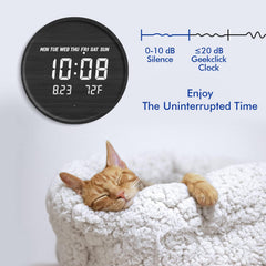 Scandinavian Digital Clock FREYA My Wall Clock