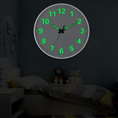 Luminous Clock Simple White My Wall Clock