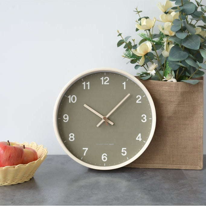 Modern Clock Silent Wood My Wall Clock