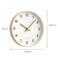 Modern Clock Silent Wood My Wall Clock