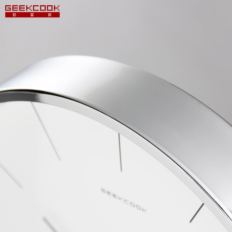 Design Clock Silver My Wall Clock