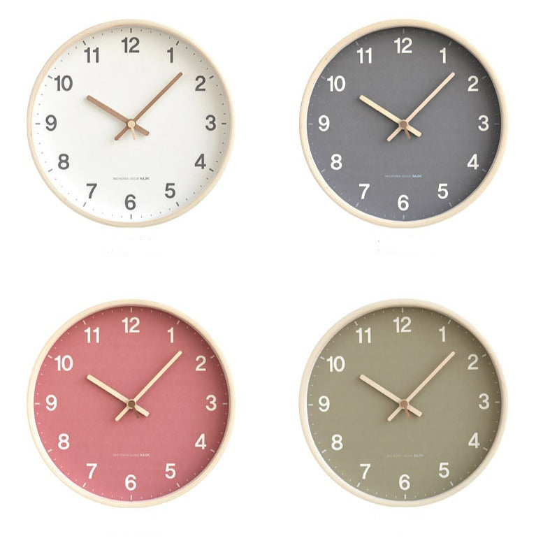 Modern Clock Silent Wood My Wall Clock
