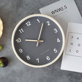 Modern Clock Silent Wood My Wall Clock