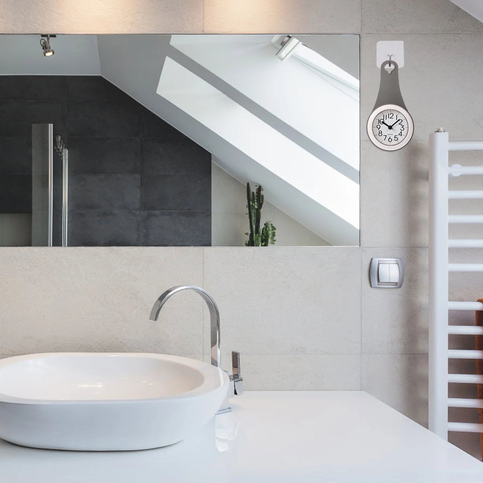 Waterproof Clock for Shower - AquaChrono My Wall Clock