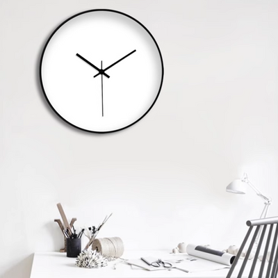 Modern Clock Extended White My Wall Clock