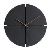 Black Modern Wooden Wall Clock My Wall Clock