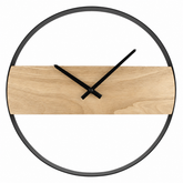 Wood and Metal Scandinavian Clock My Wall Clock