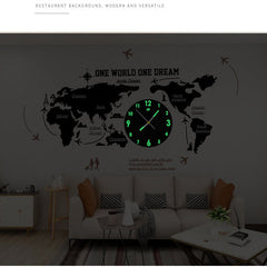 Detailed Metal World Clock My Wall Clock