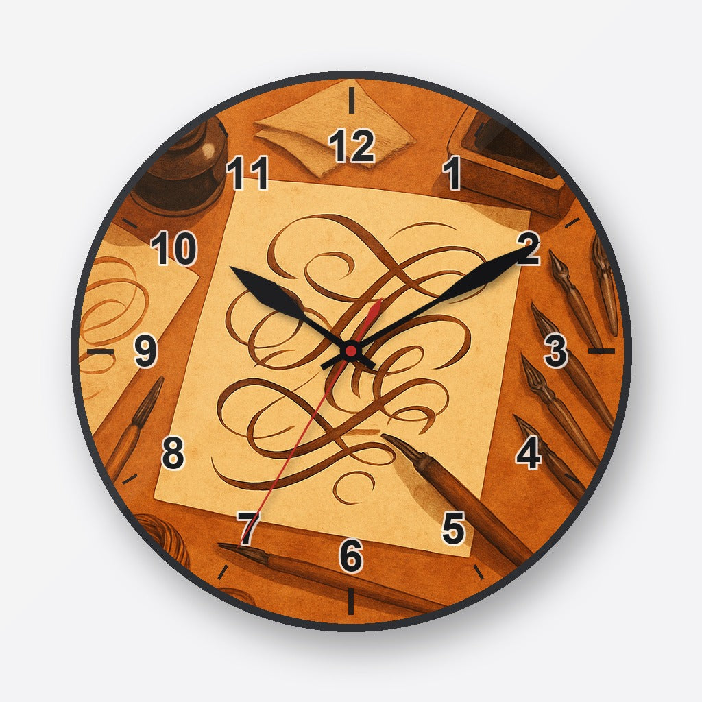 Calligraphy Wall Clock My Wall Clock