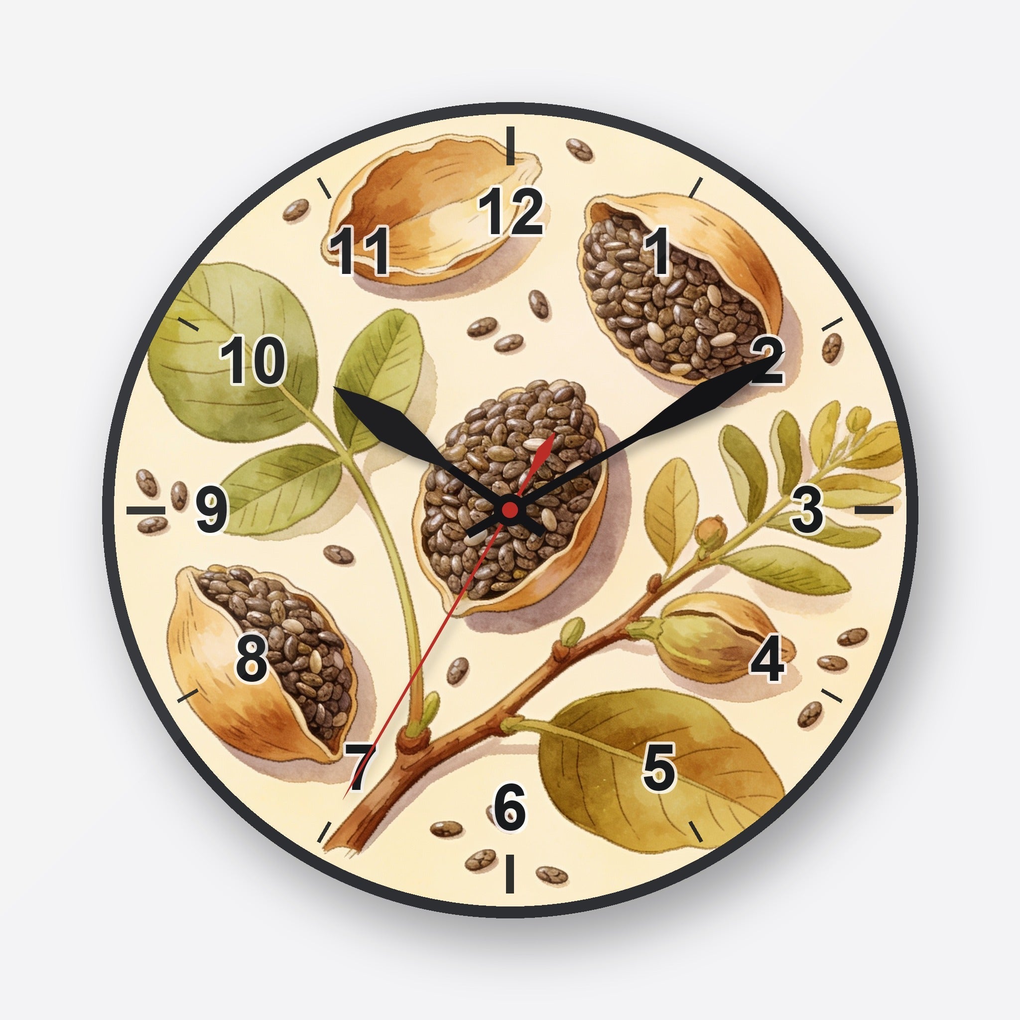 Chia Seed Wall Clock My Wall Clock