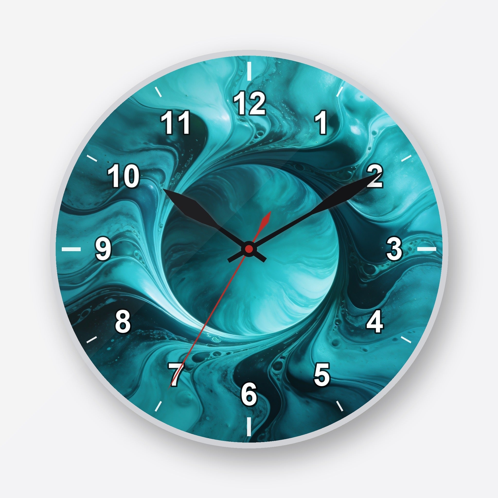Cyan Wall Clock My Wall Clock