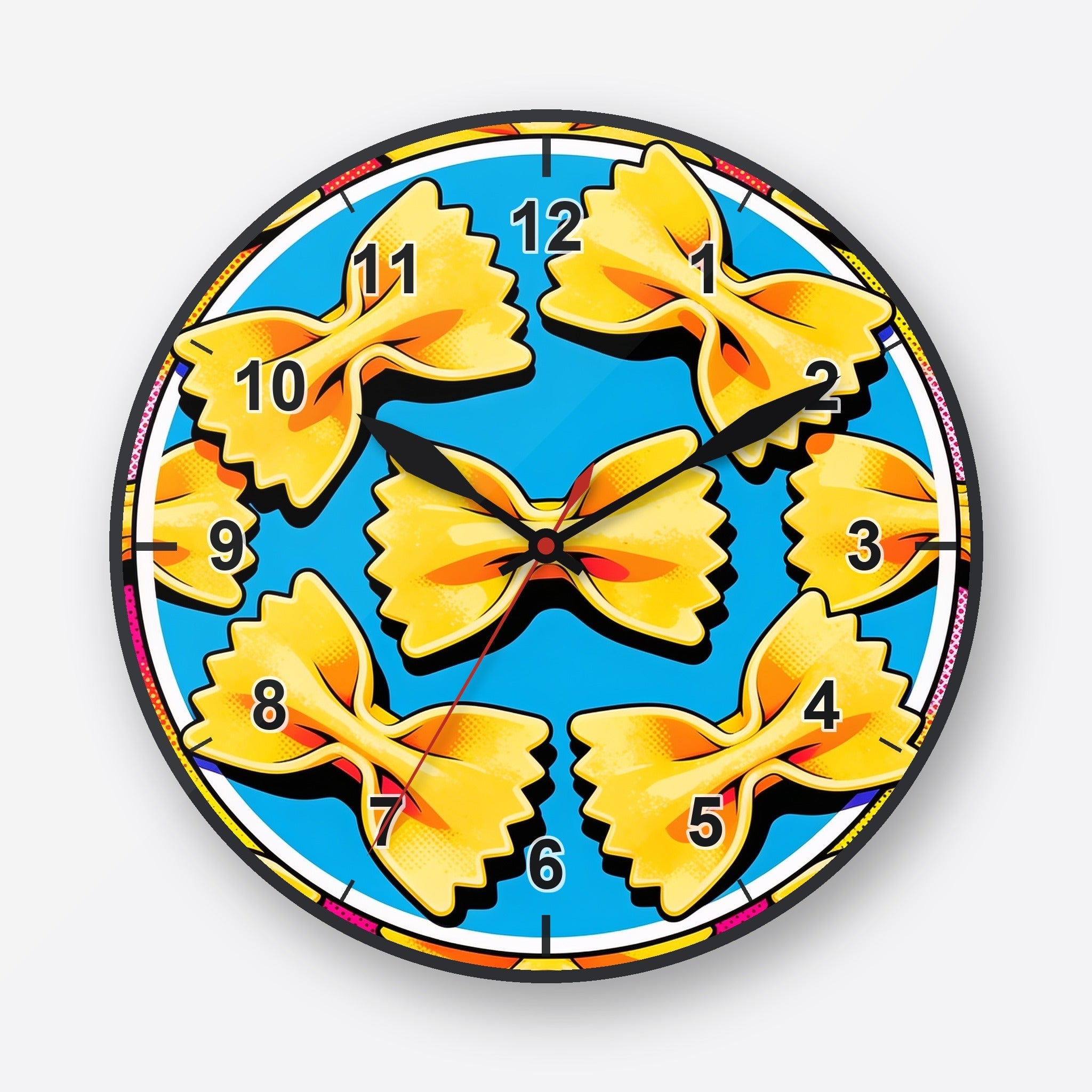 Fettuccine Wall Clock My Wall Clock