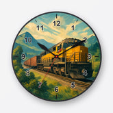 Freight Train Wall Clock My Wall Clock