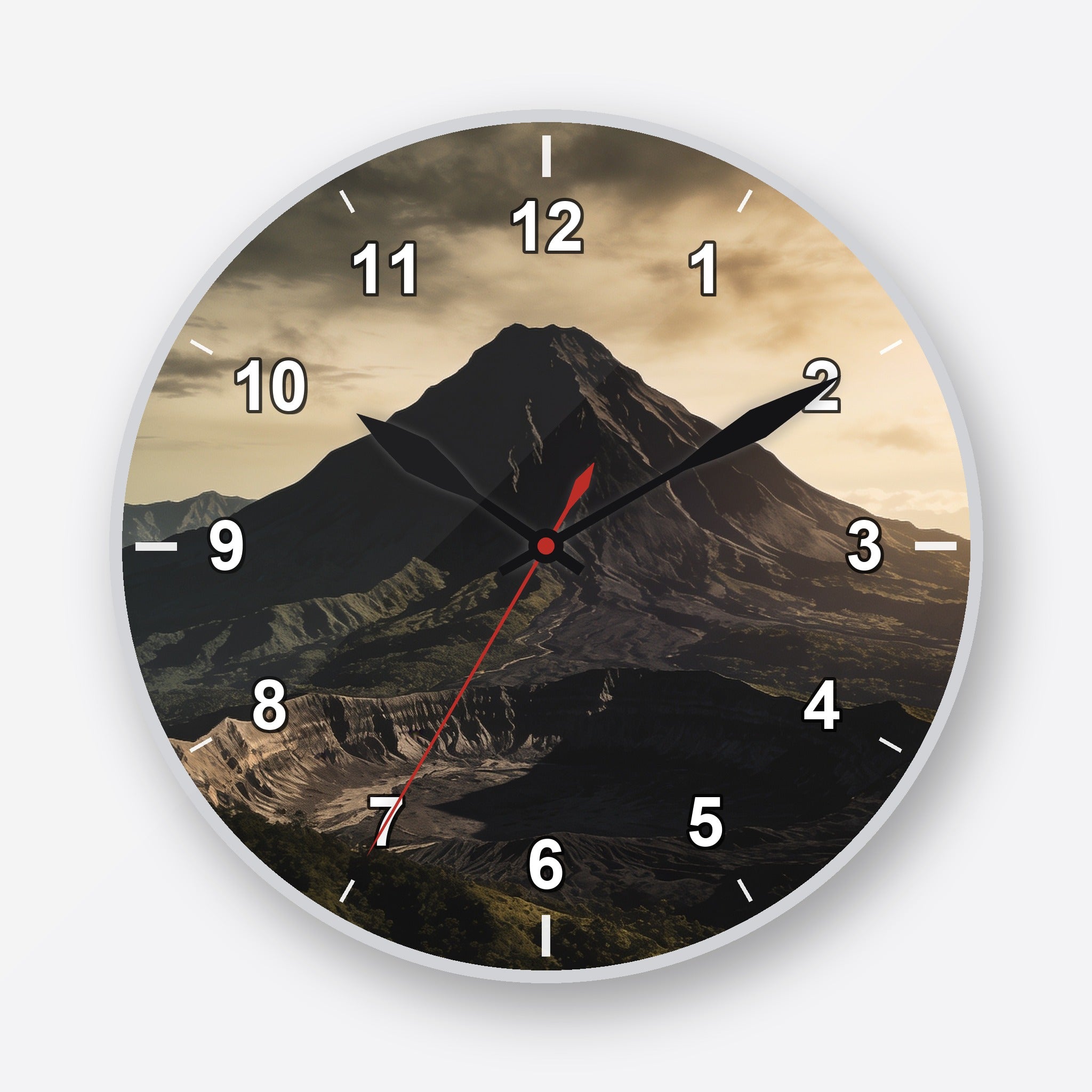 Mount Pinatubo Wall Clock My Wall Clock