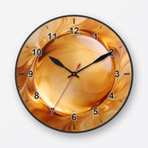 Ochre Wall Clock My Wall Clock