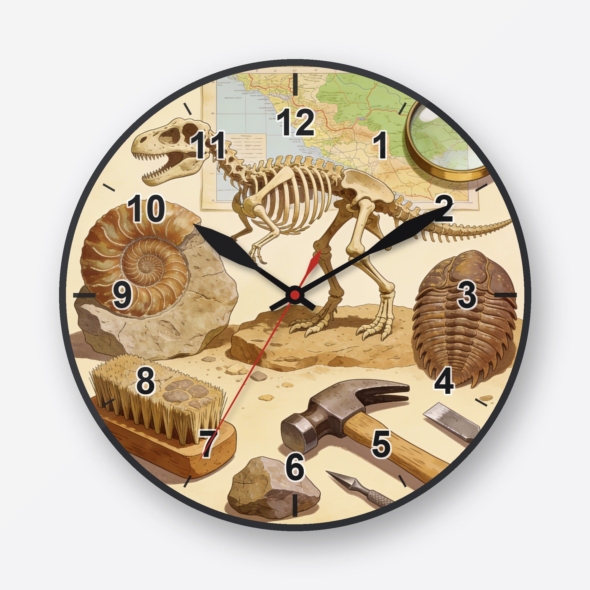 Paleontology Wall Clock My Wall Clock
