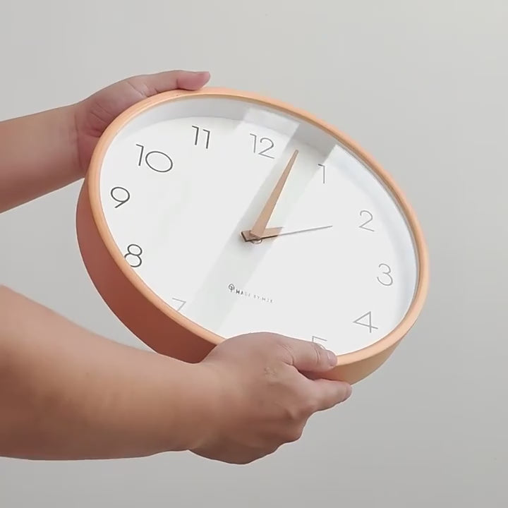 Modern Wooden Frame Wall Clock