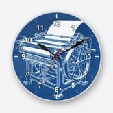 Printing Press Wall Clock My Wall Clock
