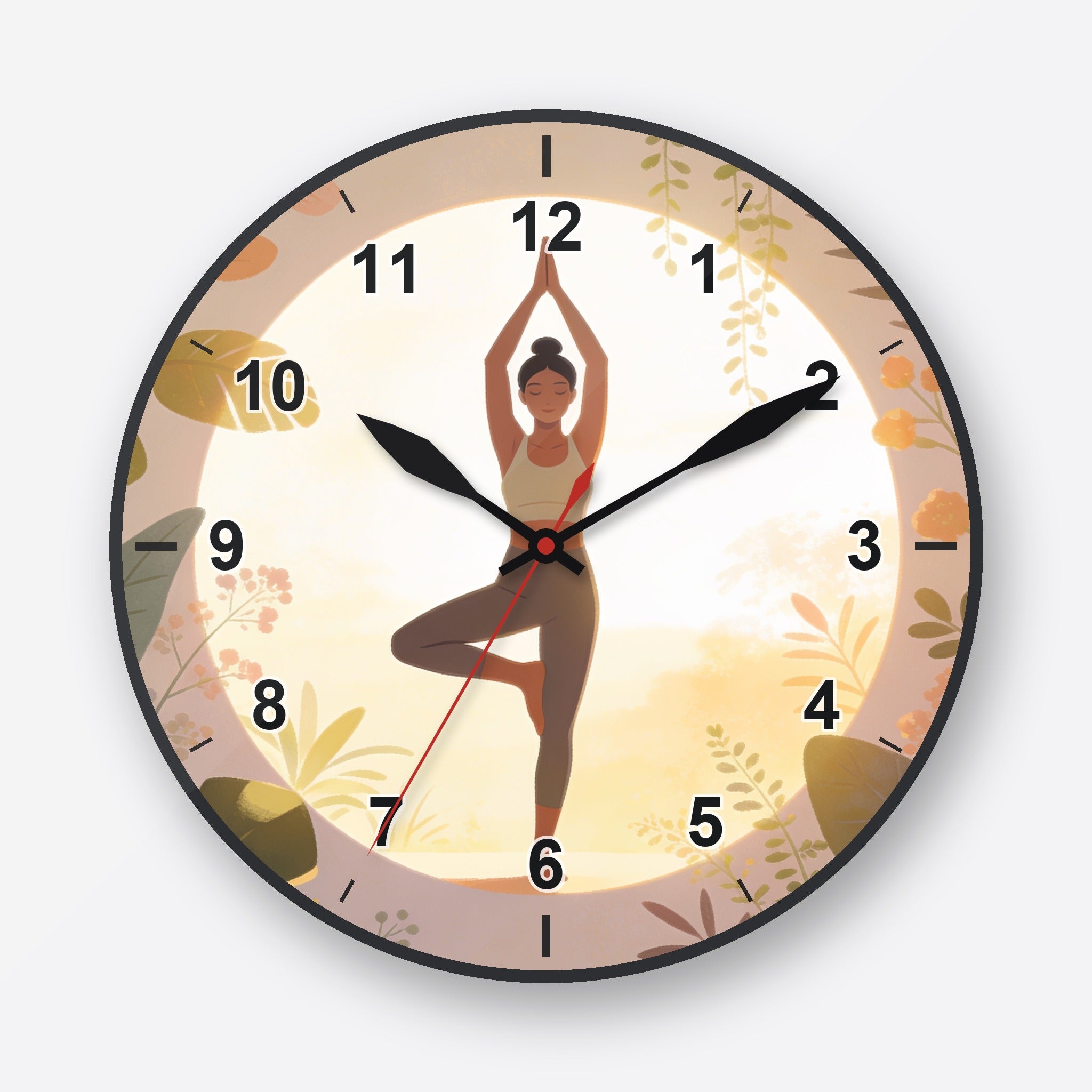 Tree Pose Wall Clock My Wall Clock