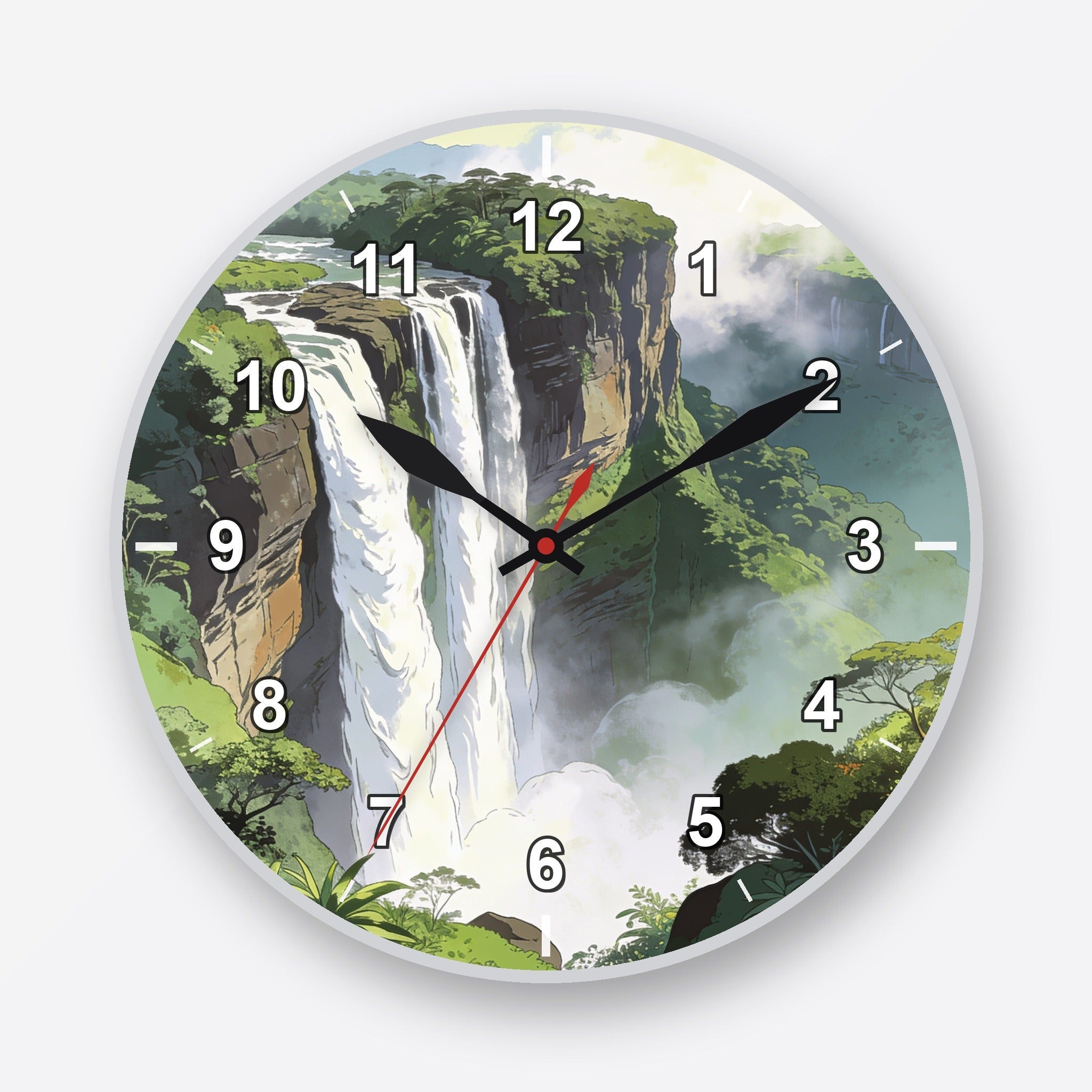 Tugela Falls Wall Clock My Wall Clock