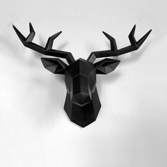 3D Deer Wall Art Decor My Wall Clock