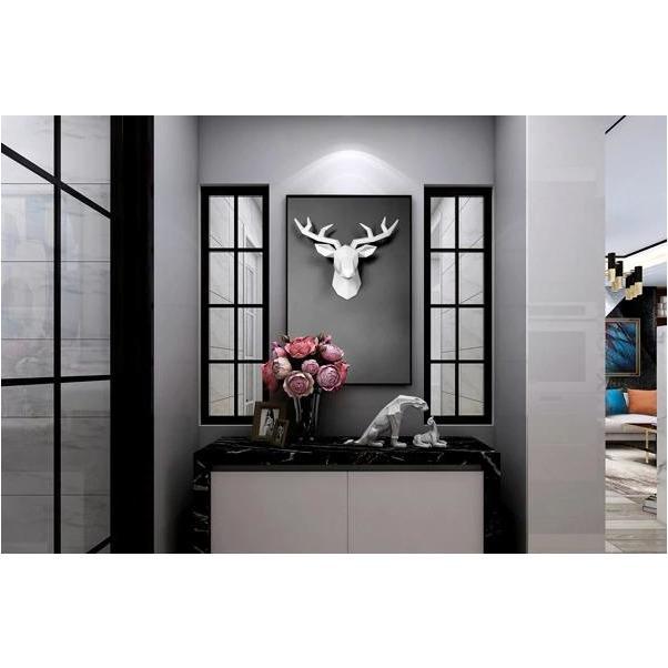 3D Deer Wall Art Decor My Wall Clock