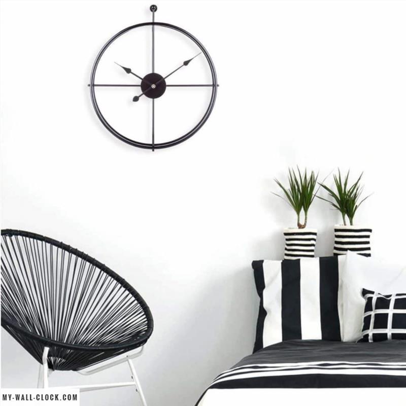 Industrial Clock Minimalist Circle My Wall Clock