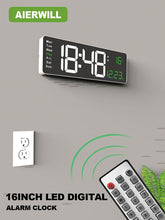 Large Digital Wall Clock 16inch Remote Control My Wall Clock