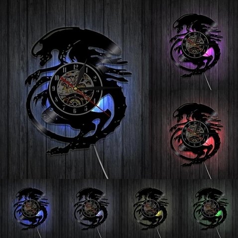 Alien LED Clock My Wall Clock