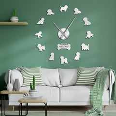Bichon Giant Wall Clock My Wall Clock