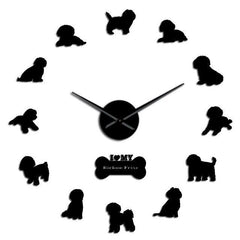 Bichon Giant Wall Clock My Wall Clock