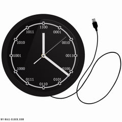 Binary LED Clock My Wall Clock