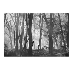 Black and White Scandinavian Art My Wall Clock