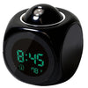 Black Cube Alarm Clock that Projects Time on Wall My Wall Clock