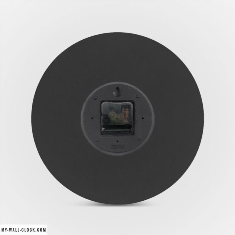 Black Hollowed-Out Scandinavian Clock My Wall Clock