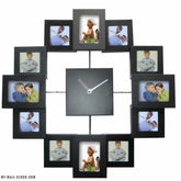Black Photo Frame Wall Clock My Wall Clock