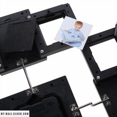 Black Photo Frame Wall Clock My Wall Clock