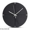 Black Wood Modern Clock My Wall Clock