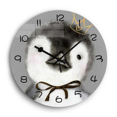 Child Wall Clock Baby Penguin My Wall Clock