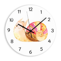 Child Wall Clock Smiling Snail My Wall Clock
