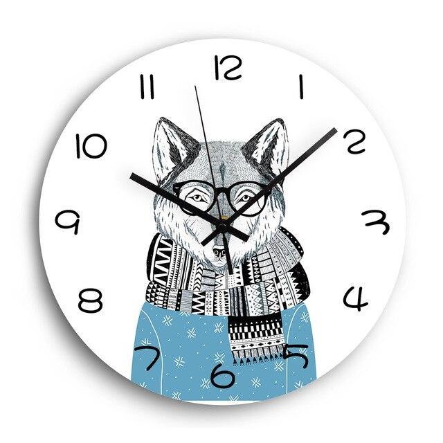 Child Wall Clock Mr Wolf My Wall Clock