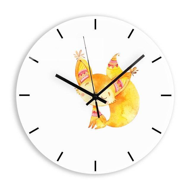 Children's Wall Clock Cute Squirrel My Wall Clock