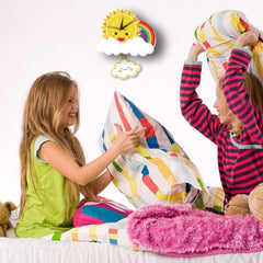 Children's Clock with Pendulum <br>Rainbow My Wall Clock