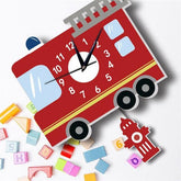 Children's Clock with Pendulum<br> Fire Truck My Wall Clock