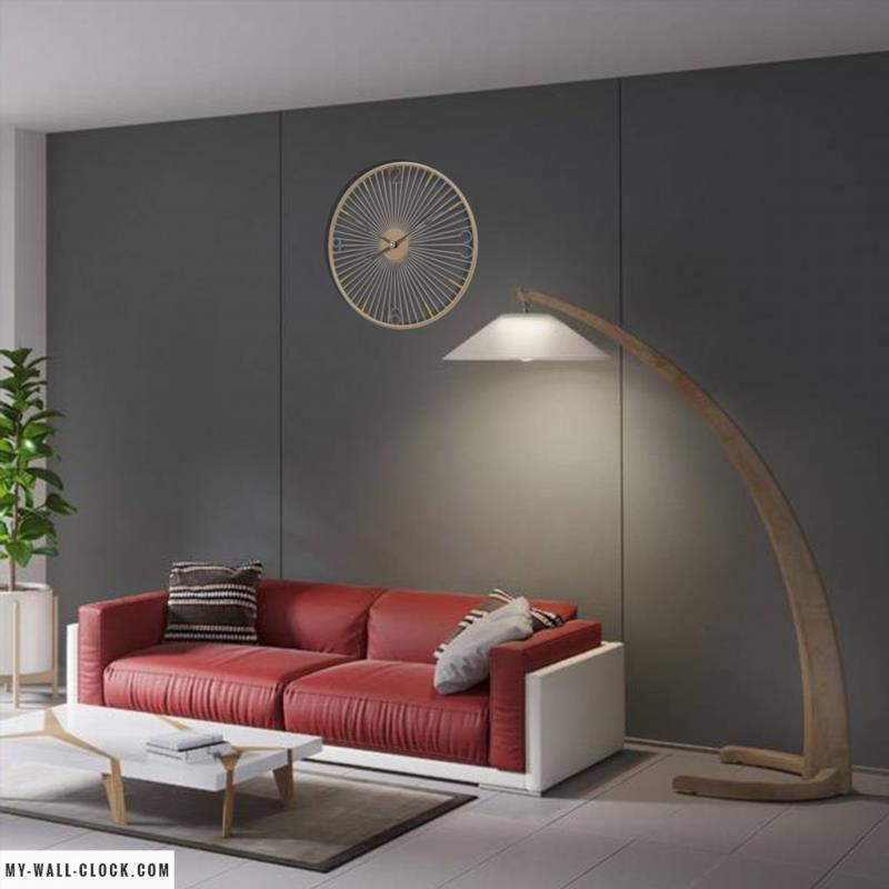 Clock Design Golden Circle My Wall Clock