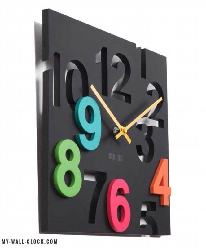 Clock Design Square 3D My Wall Clock