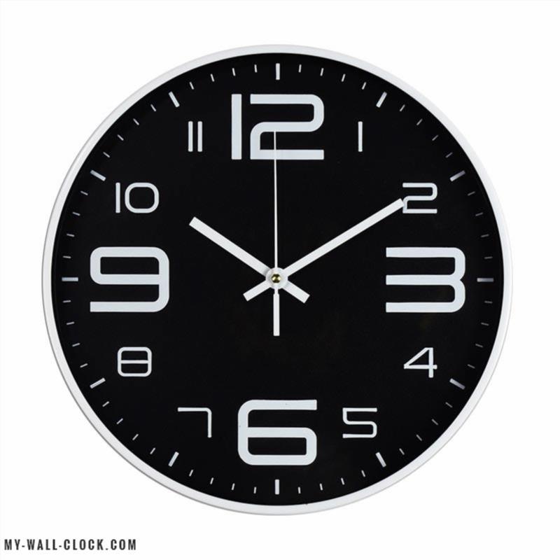 Clock modern Round coloured My Wall Clock