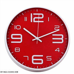 Clock modern Round coloured My Wall Clock